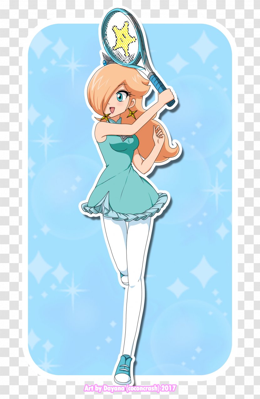 Mario Tennis Aces Rosalina Open Super Galaxy - Flower Transparent PNG