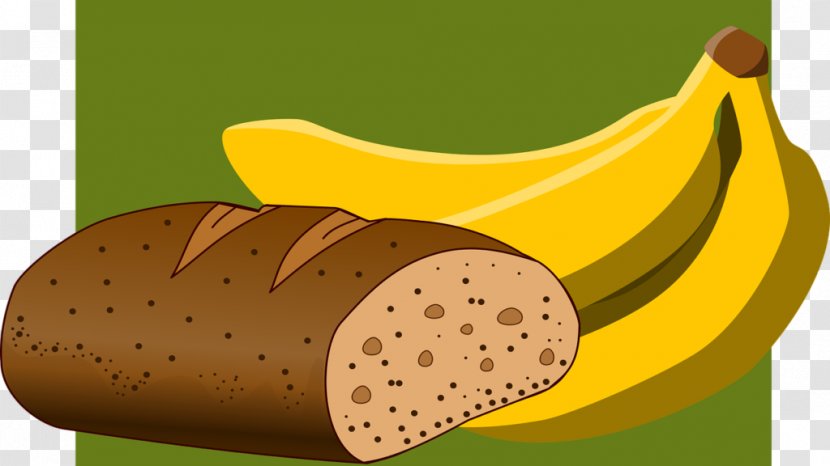 Banana Bread Clip Art Vector Graphics - Cuisine - Leaf Clipart Transparent PNG