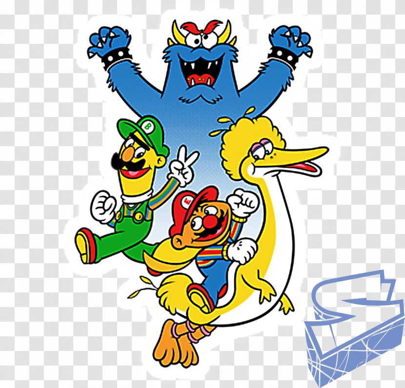 Mario Bros. Ernie Luigi Bert - Organism - Bros Transparent PNG