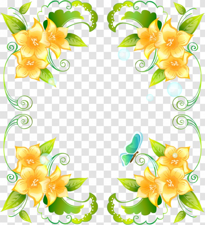 Flower Embroidery Clip Art - Preview - Frame Transparent PNG