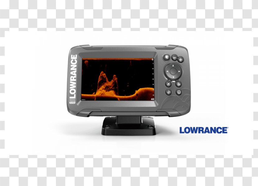 Fish Finders Lowrance Electronics Elite 5x Transducer Plotter - Chirp - Screen Transparent PNG