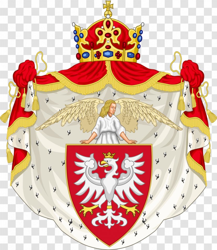 Crown Of The Kingdom Poland Polish–Lithuanian Commonwealth Grand Duchy Lithuania - Coat Arms - Christmas Ornament Transparent PNG