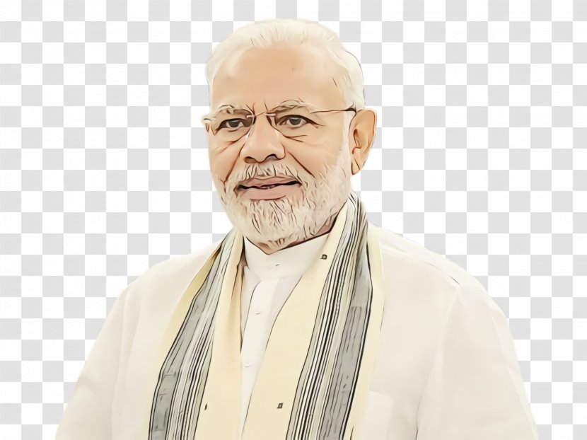 Modi Cartoon - Portrait - Smile Neck Transparent PNG