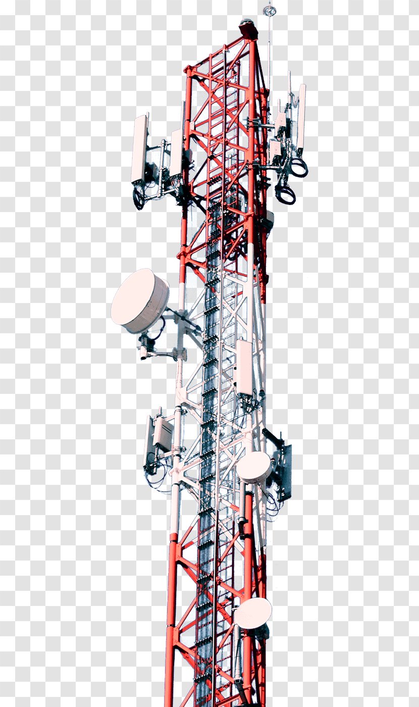 Telecommunications Tower Engineering - Telecommunication - Scaffolding Transparent PNG