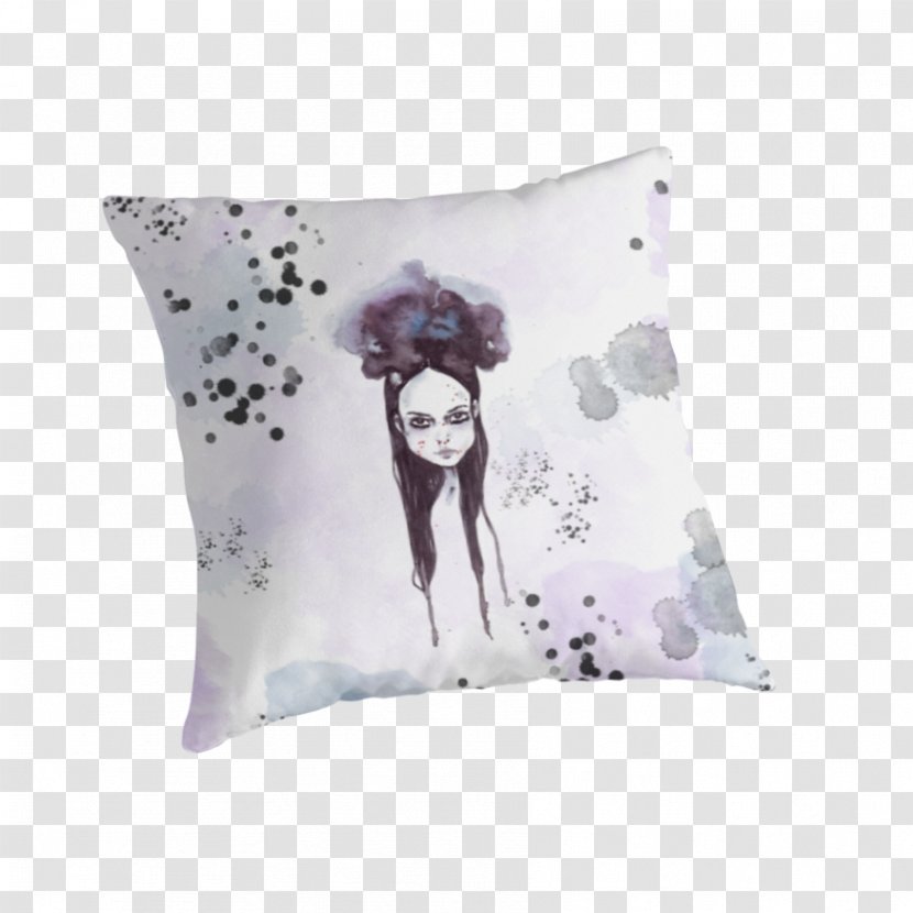 Throw Pillows Cushion - Wednesday Addams Transparent PNG