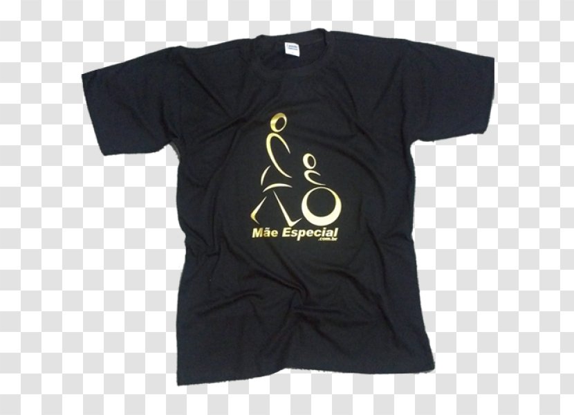 T-shirt Logo Sleeve Brand Font - Black Transparent PNG