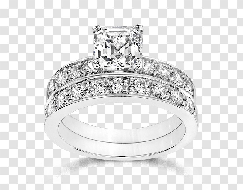 Engagement Ring Cubic Zirconia Diamond Carat - Rings - Bridal Sets Transparent PNG