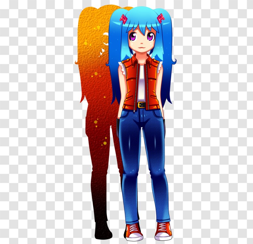 Fiction Character Illustration Action & Toy Figures Cartoon - Electric Blue - Terry Bogard Costume Transparent PNG