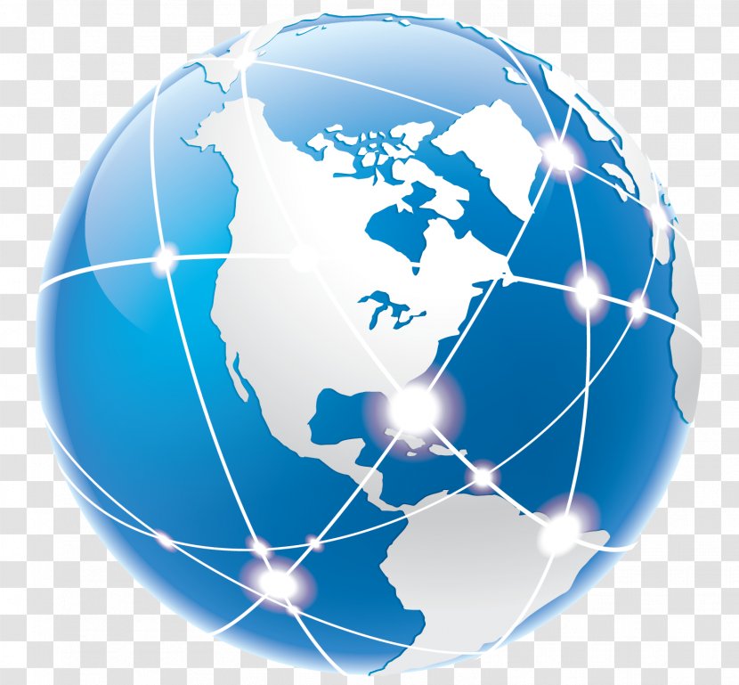 Airplane Flight World Globe - Global Connection Transparent PNG