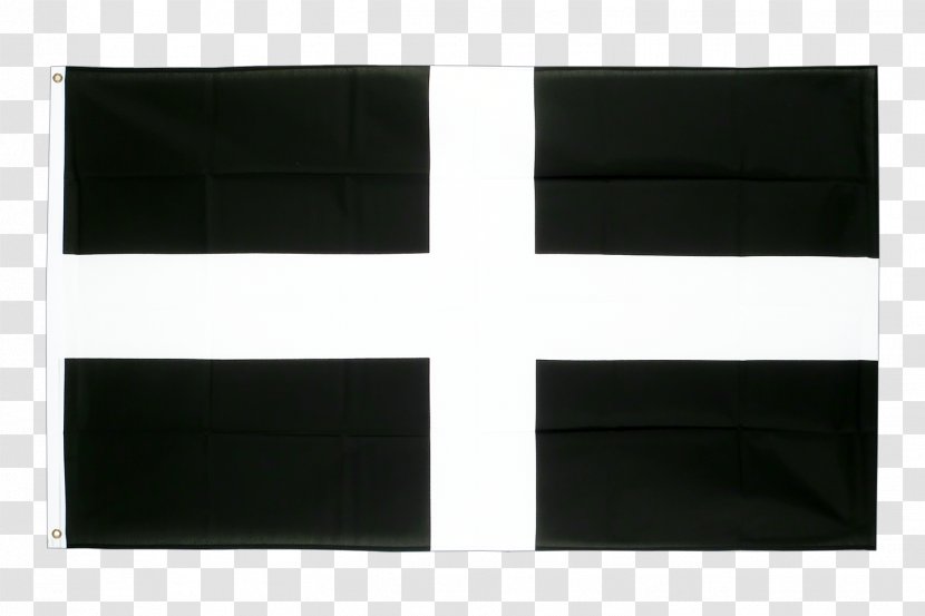 Cornwall Saint Piran's Flag Fahne - Piran Transparent PNG