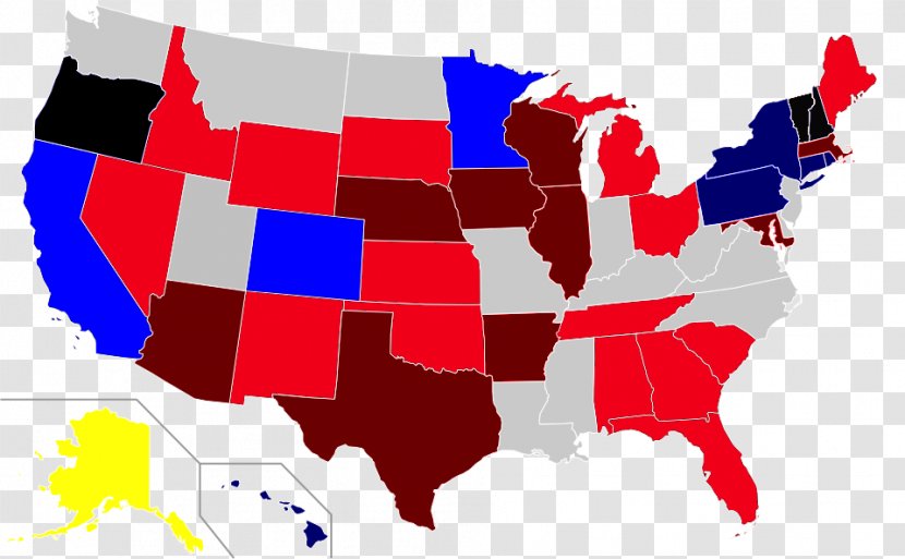 United States Presidential Election, 1992 US Election 2016 Red And Blue Map - Elections 2002 - Vote Transparent PNG