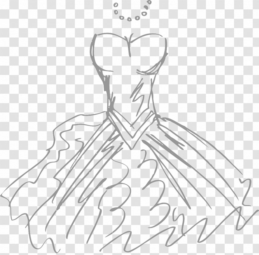 Wedding Invitation Dress Bride - Tree - Vector Transparent PNG