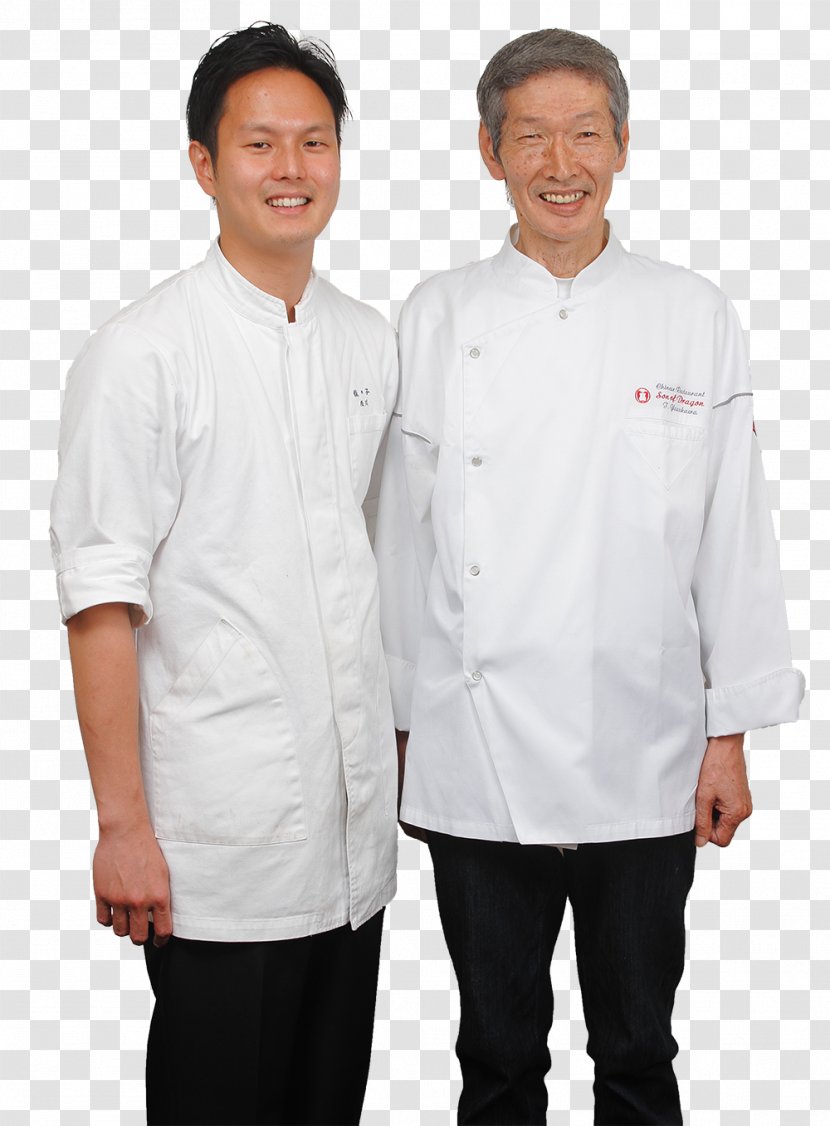 Chef's Uniform T-shirt Celebrity Chef Dress Shirt - Lab Coats Transparent PNG