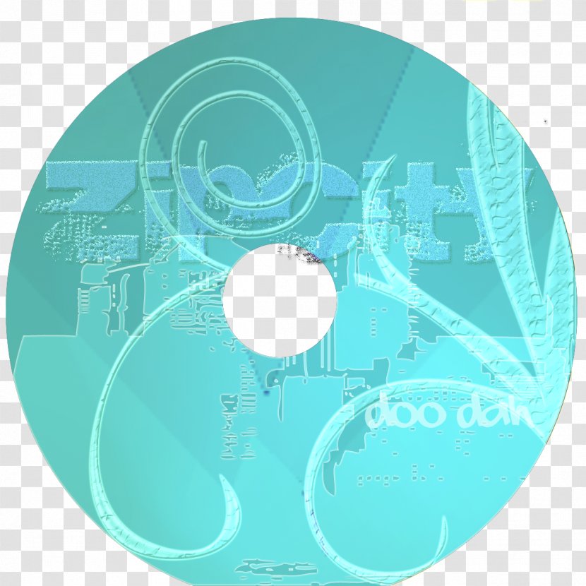 Turquoise Teal Compact Disc - Azure - Rock Flyer Transparent PNG