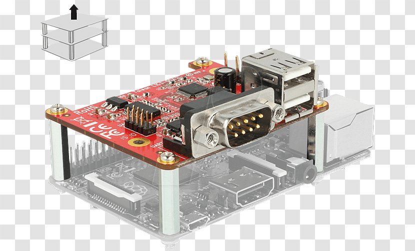 Microcontroller Micro-USB Raspberry Pi RS-232 - Serial Port - USB Transparent PNG