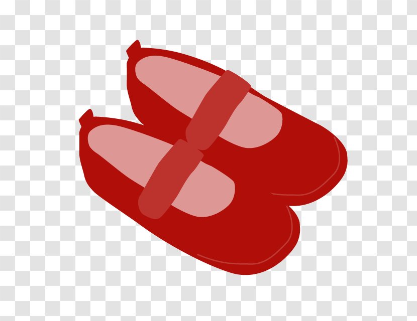 Shoe Sneakers Slipper Clothing Clip Art - Red - Slippers Transparent PNG