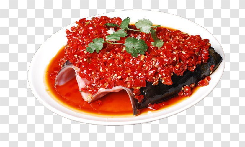 Hunan Cuisine Sichuan Capsicum Annuum DianPing - Recipe - Fish Head Transparent PNG