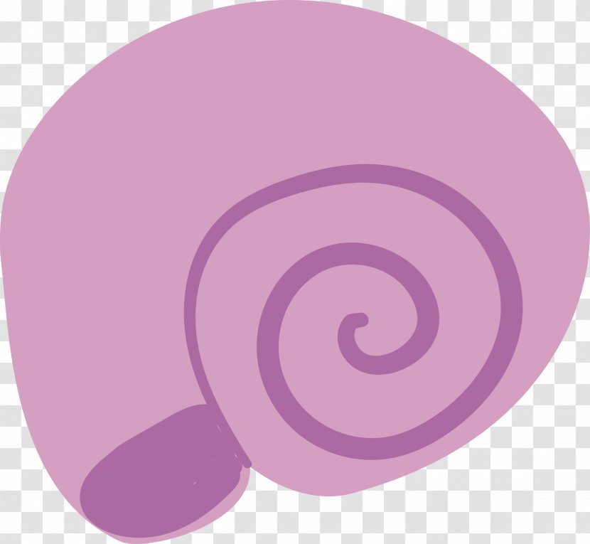 Purple Conch - Color - Vector Transparent PNG