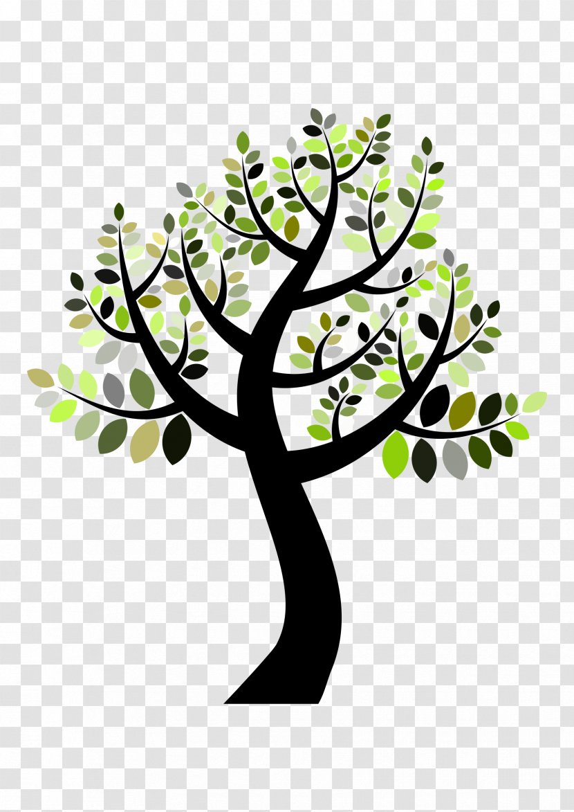 Tree Trunk Clip Art - Floral Design - Top Transparent PNG