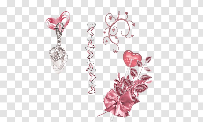 Petal Body Jewellery Cut Flowers Pink M Transparent PNG