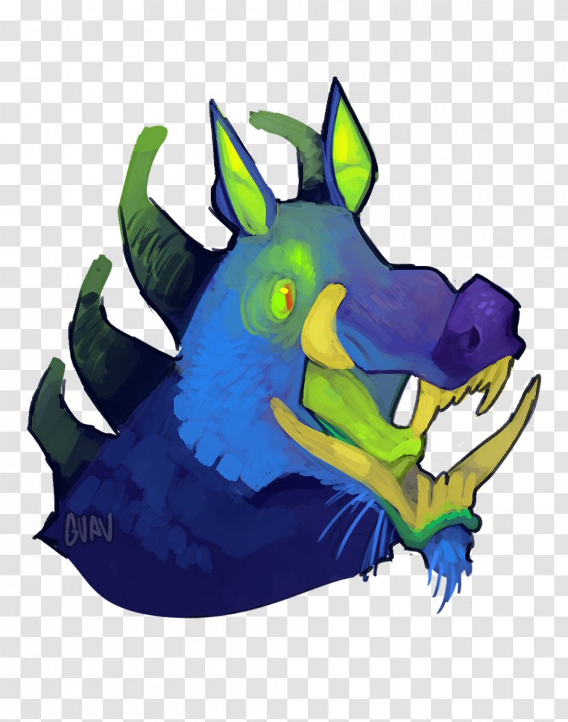 Cartoon Dragon Clip Art - Boar Transparent PNG