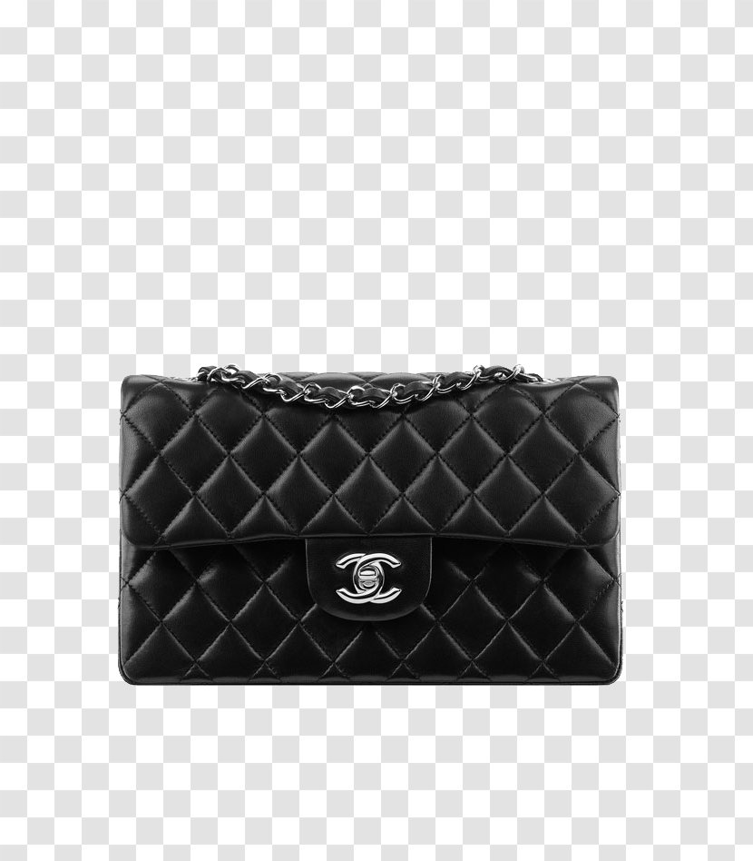 Chanel 2.55 Handbag Pocket - Louis Vuitton - CHANEL Black Quilted Transparent PNG