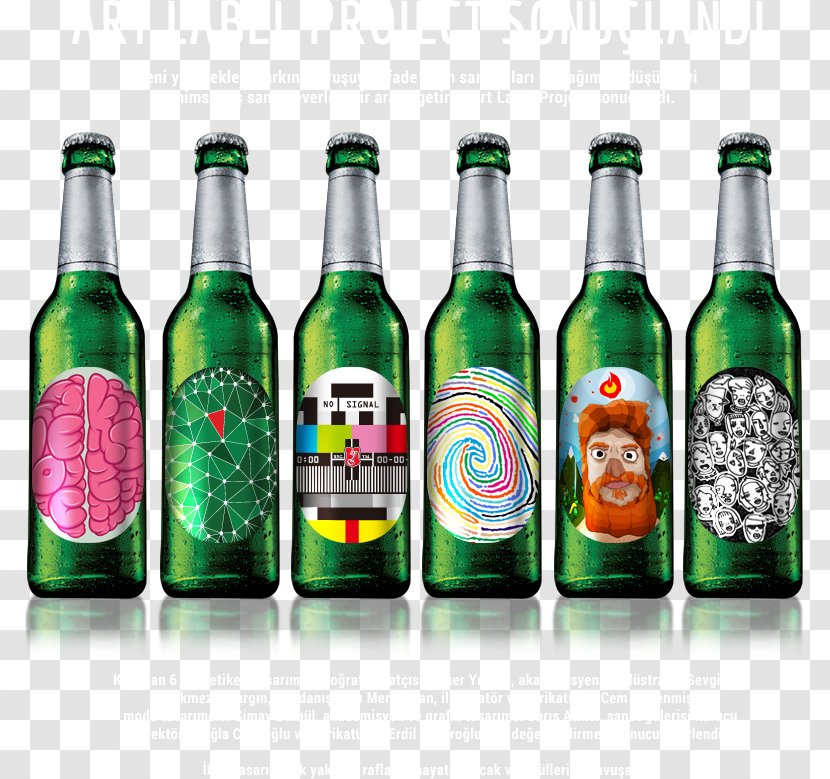 Beer Bottle Beck's Brewery Artist Drink Transparent PNG
