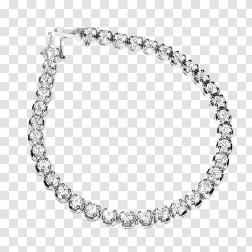 Necklace Bracelet Silver Jewellery Cubic Zirconia - Metal Transparent PNG