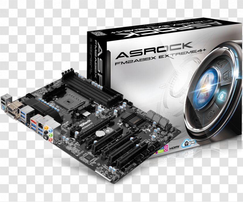 ASRock LGA 1150 Socket FM2 Motherboard CPU - Video Card - USB Headset Amplifier Transparent PNG
