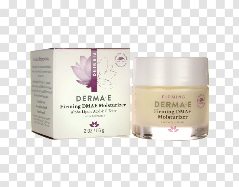 Cream Dietary Supplement DERMA E Firming DMAE Moisturizer Derma Vitamin 12,000 IU Crème Lipoic Acid - Skin Care Transparent PNG