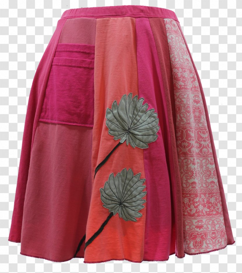 Magenta Skirt - Dress - Sardine Transparent PNG