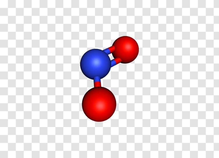 Nitrogen Dioxide Gas Molecule Carbon - Red Transparent PNG