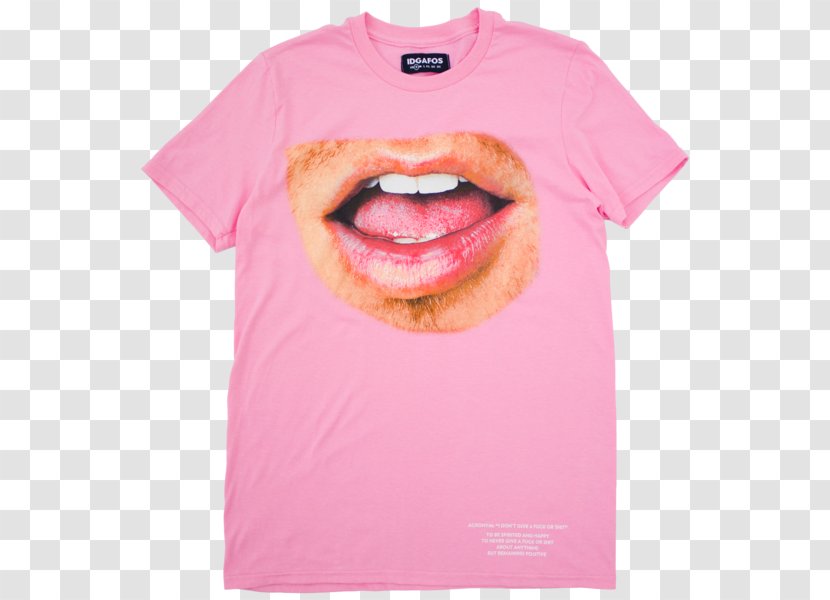T-shirt Sleeve Pink M Font - T Shirt Transparent PNG
