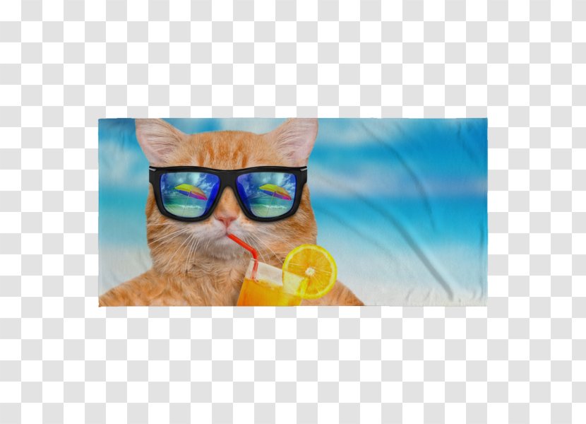 Cat YouTube Fotolia - Beach Towel Transparent PNG