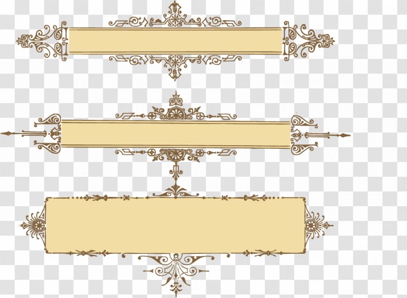 Euclidean Vector - Jewellery - Vintage Frame Transparent PNG