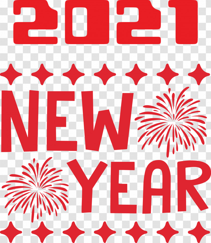 2021 New Year Happy New Year Transparent PNG