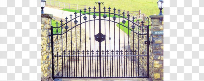 Fence Electric Gates Wrought Iron - Gate Transparent PNG