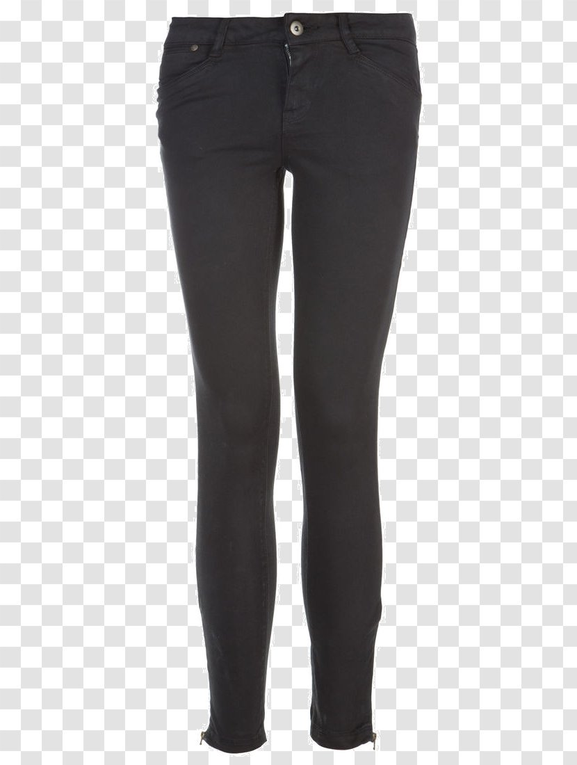 Slim-fit Pants Jeans Pocket Leggings - Silhouette Transparent PNG