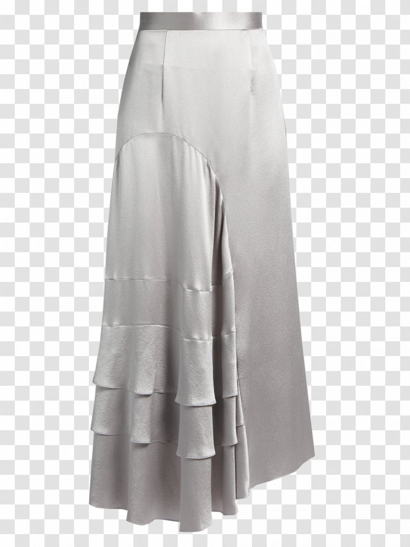 Skirt Pleat Ruffle Satin Designer - Silk Transparent PNG