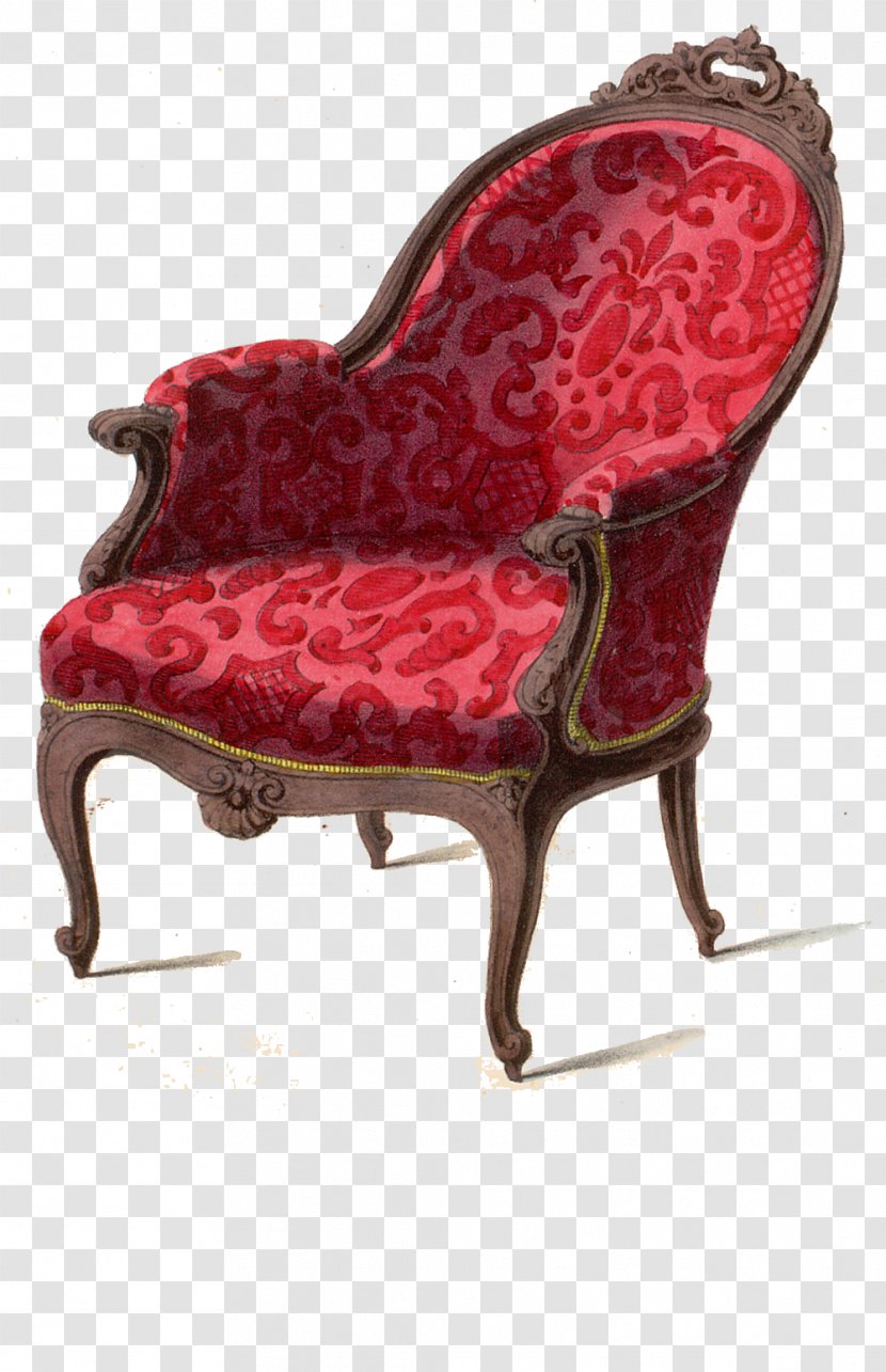 Chair Furniture Louis Quinze Design Vintage Transparent PNG