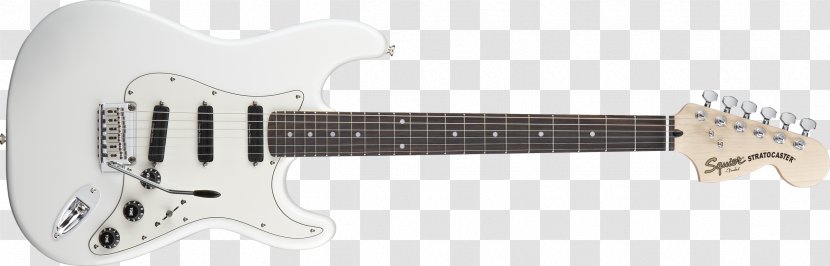 Squier Deluxe Hot Rails Stratocaster Fender Telecaster Guitar - Single Coil Pickup - Electric Transparent PNG