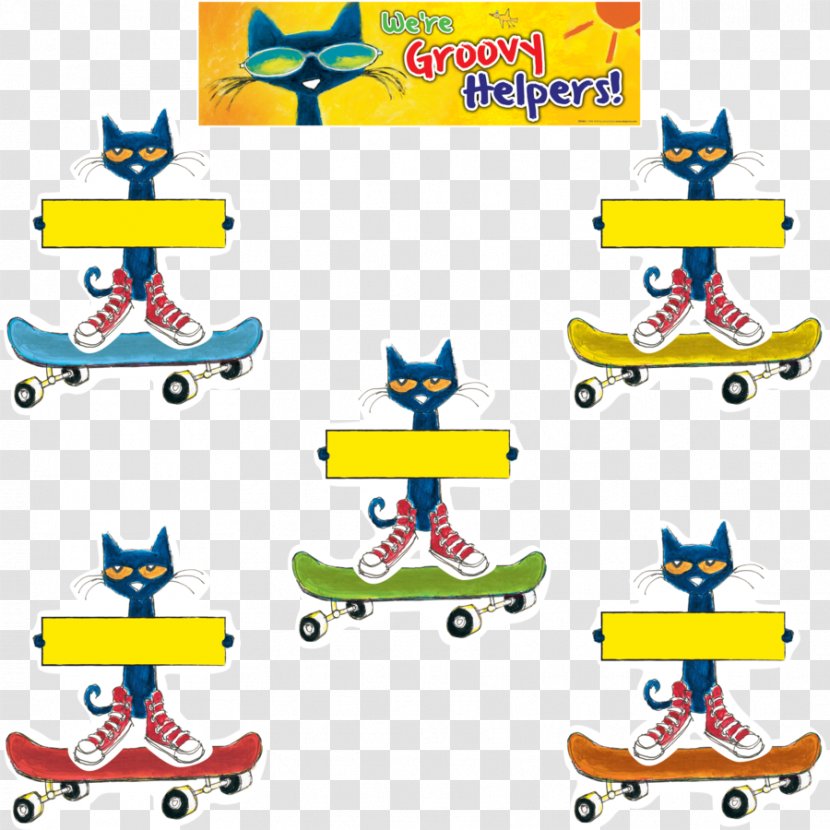 Pete The Cat Bulletin Board Classroom Job - Animal Figure - With Transparent PNG