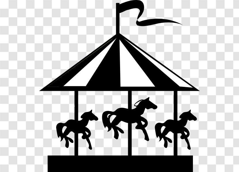 Carousel Drawing Traveling Carnival Clip Art - Artwork - Round Cliparts Transparent PNG