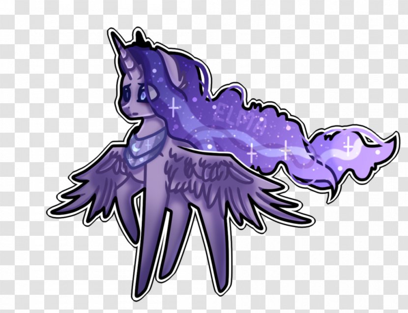 Horse Animated Cartoon Illustration Legendary Creature - Starlight Night Transparent PNG