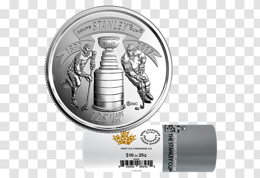 Canada Stanley Cup Quarter Coin Pittsburgh Penguins - Currency Transparent PNG