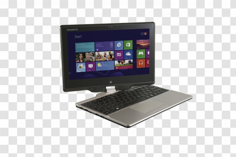 Intel Laptop Ultrabook Windows 8 Computer - Touchscreen Transparent PNG