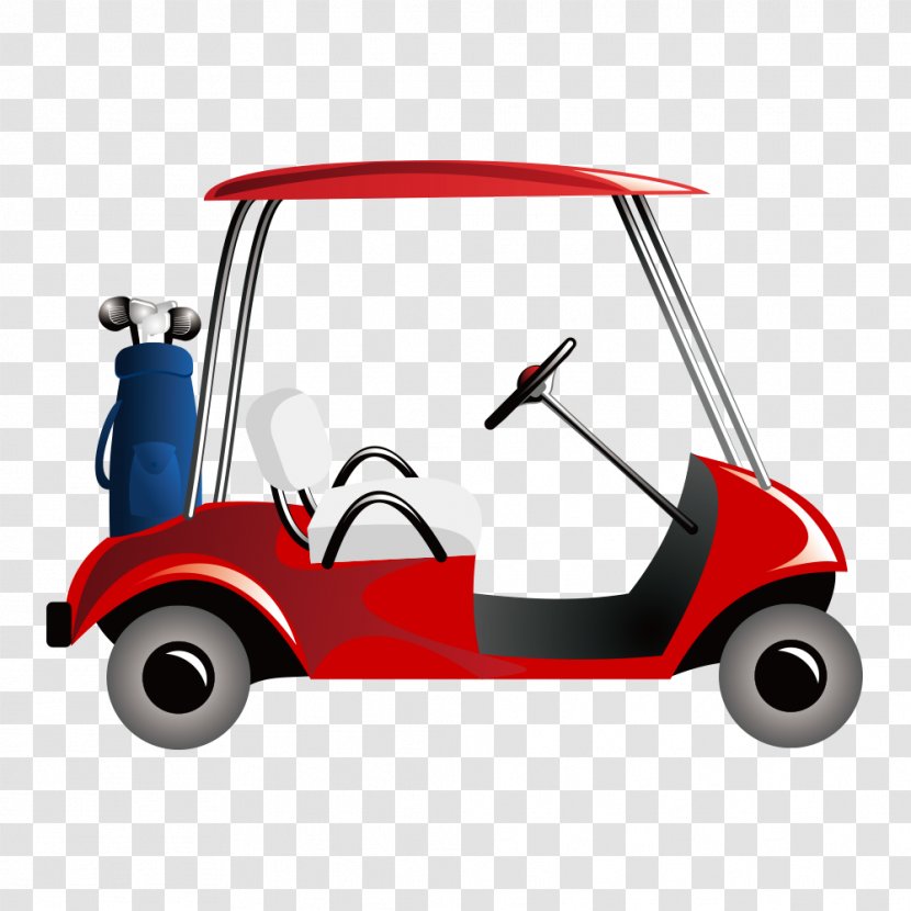Golf Course Club Tee - Ball - Car Transparent PNG