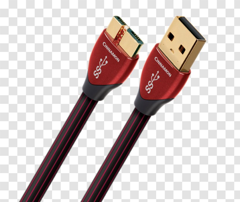 AudioQuest Cable USB A-B Carbon .75m (2.5 Ft.) Cinnamon A To 3.0 Micro-USB - Audioquest Pearl Standard Micro Usb - Spdif Audio Transparent PNG