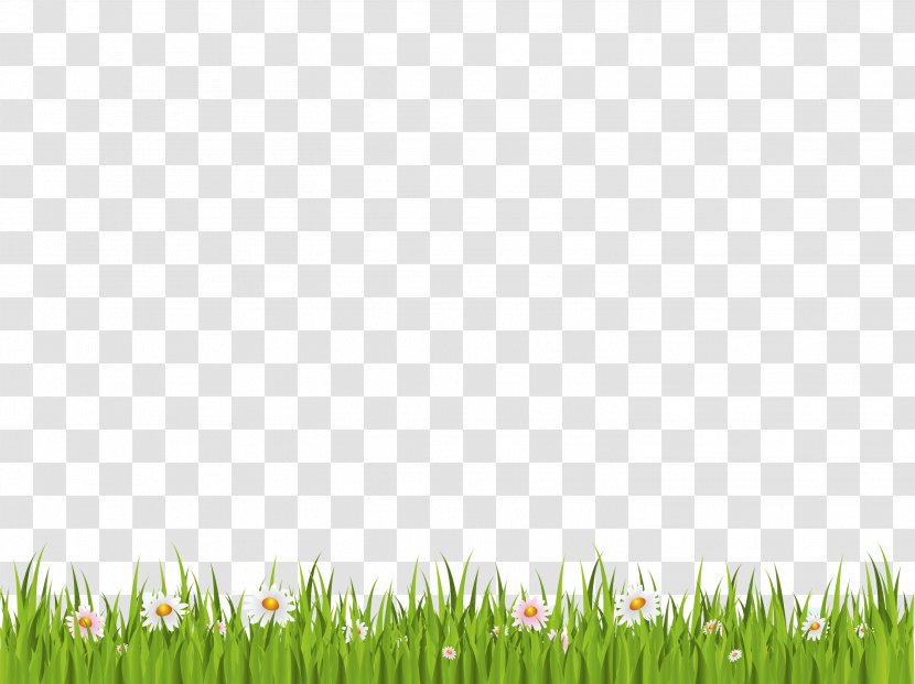 Flower Download Icon - Grass - Green Background Clipart Transparent PNG