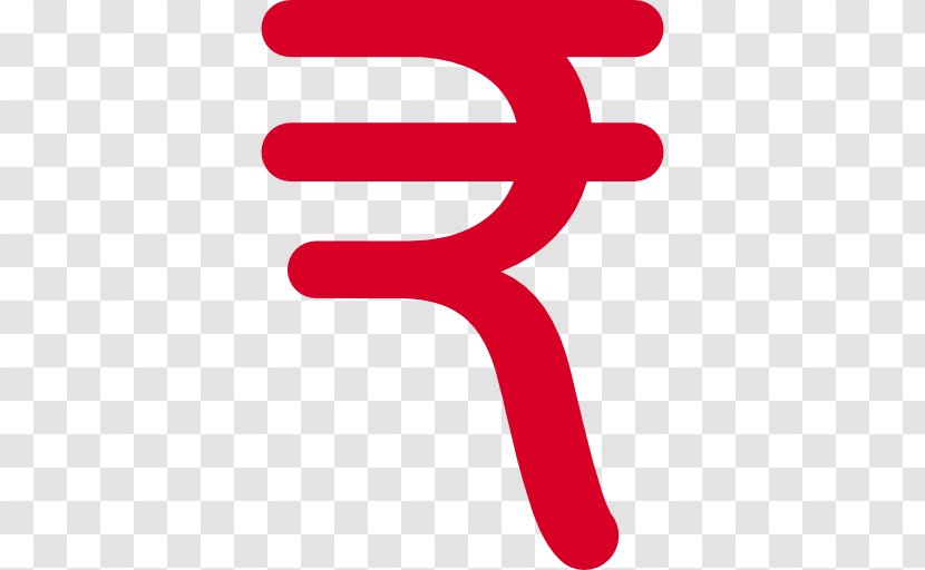 Indian Rupee Sign Currency Symbol - Area - India Transparent PNG